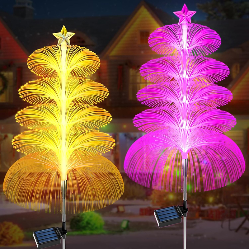 Outdoor Lighting Jellyfish - Colorful Color-changing Jellyfish Lights Outdoor Landscape