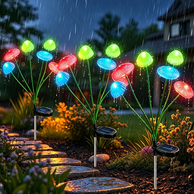 Outdoor Lighting Jellyfish - Solar Powered Outdoor LED Jellyfish &