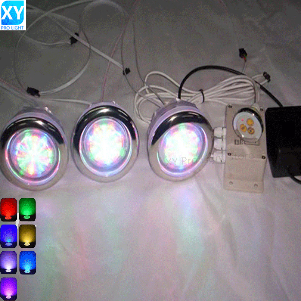 Pond Light Submersible - RGB Underwater Bath Light AC12V 100mA