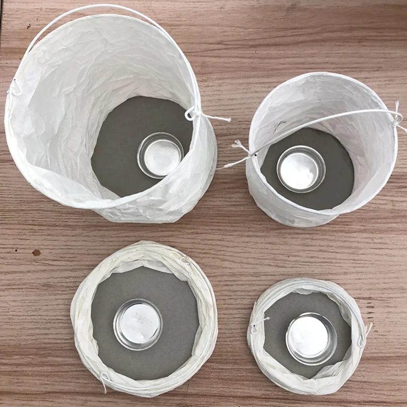 Xmas Outdoor Lighting Decorations - 4pcs 2026 DIY White Straight Paper