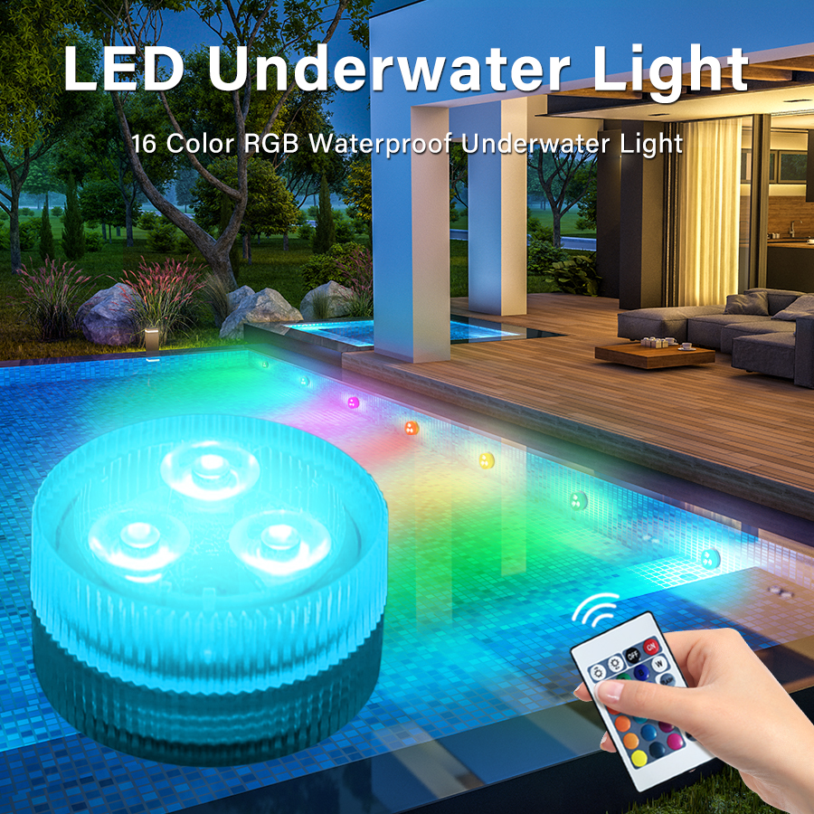 Pond Light Submersible - RGB Outdoor Led Underwater Submersible Lights