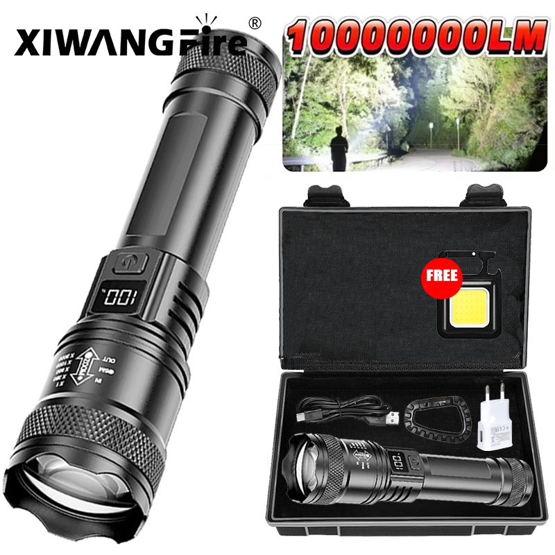 Outdoor Lighting Lowes - Ultra Bright LED Flashlight 2000LM Type-C