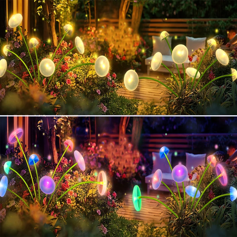 LED Outdoor Solar Mushroom Lig - Outdoor Lighting Jellyfish avis et prix