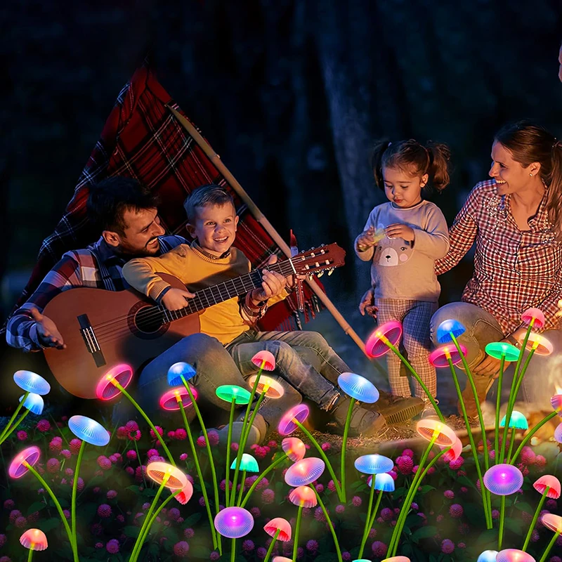 LED Outdoor Solar Mushroom Lig - Outdoor Lighting Jellyfish avis et prix