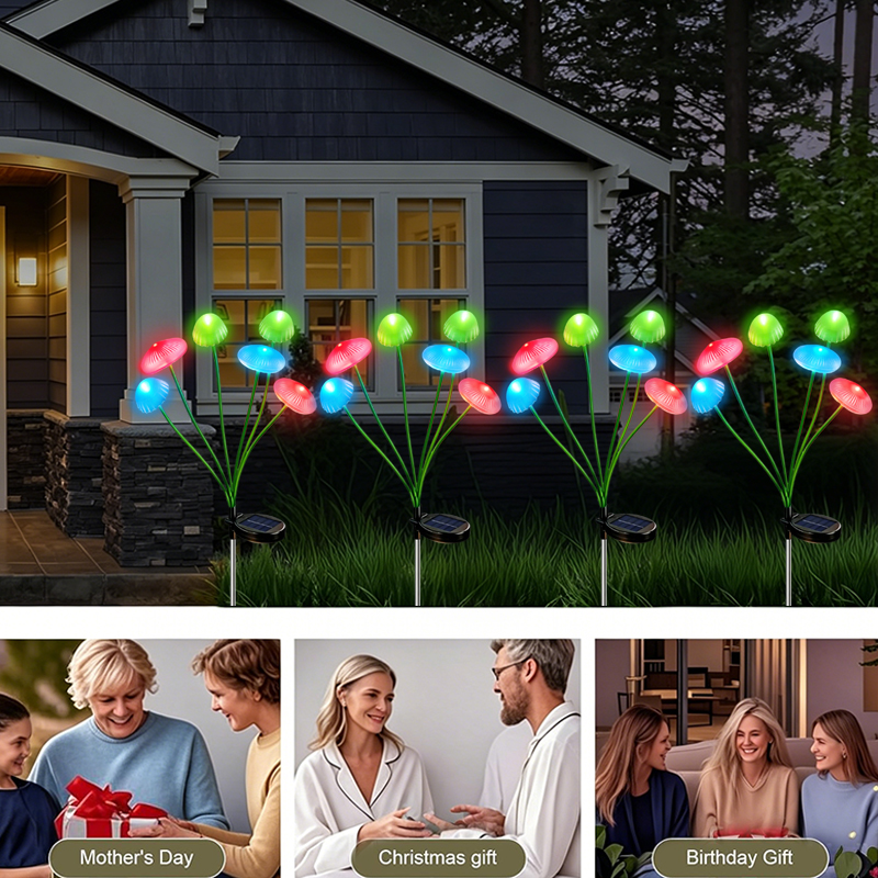 Solar Powered Outdoor LED Jell - Outdoor Lighting Jellyfish avis et prix
