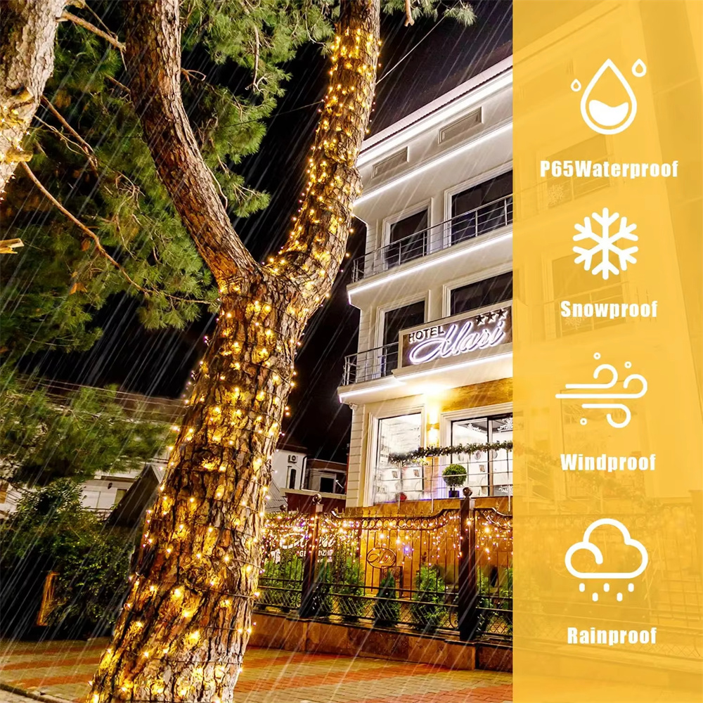 300LED Solar String Light Fair - Xmas Outdoor Lighting Decorations avis et prix