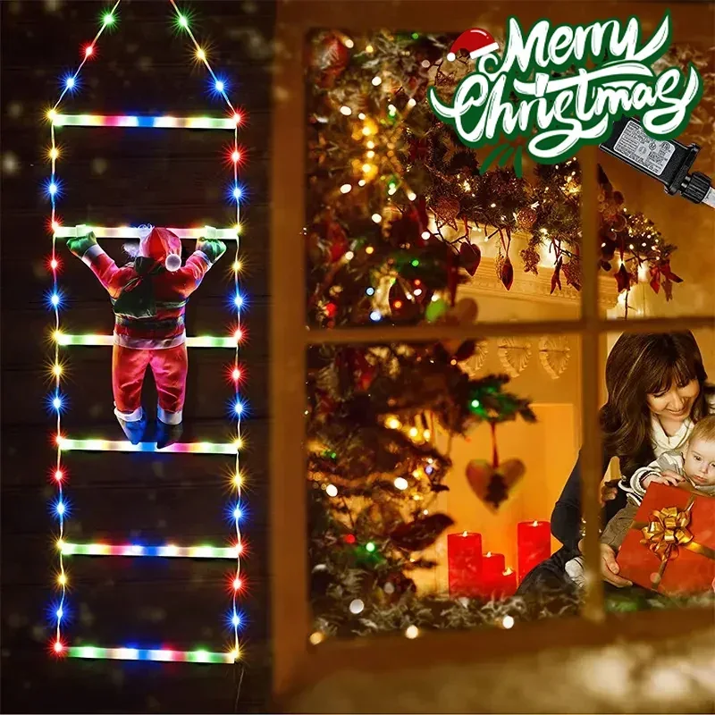 LED Ladder Light for Santa Cla - Xmas Outdoor Lighting Decorations avis et prix