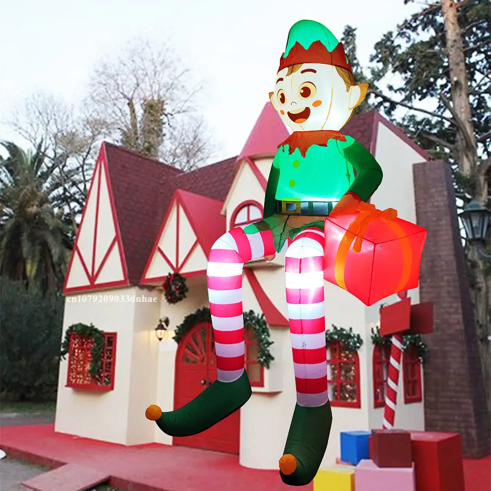 8FT Christmas Inflatable Trim  - Xmas Outdoor Lighting Decorations avis et prix