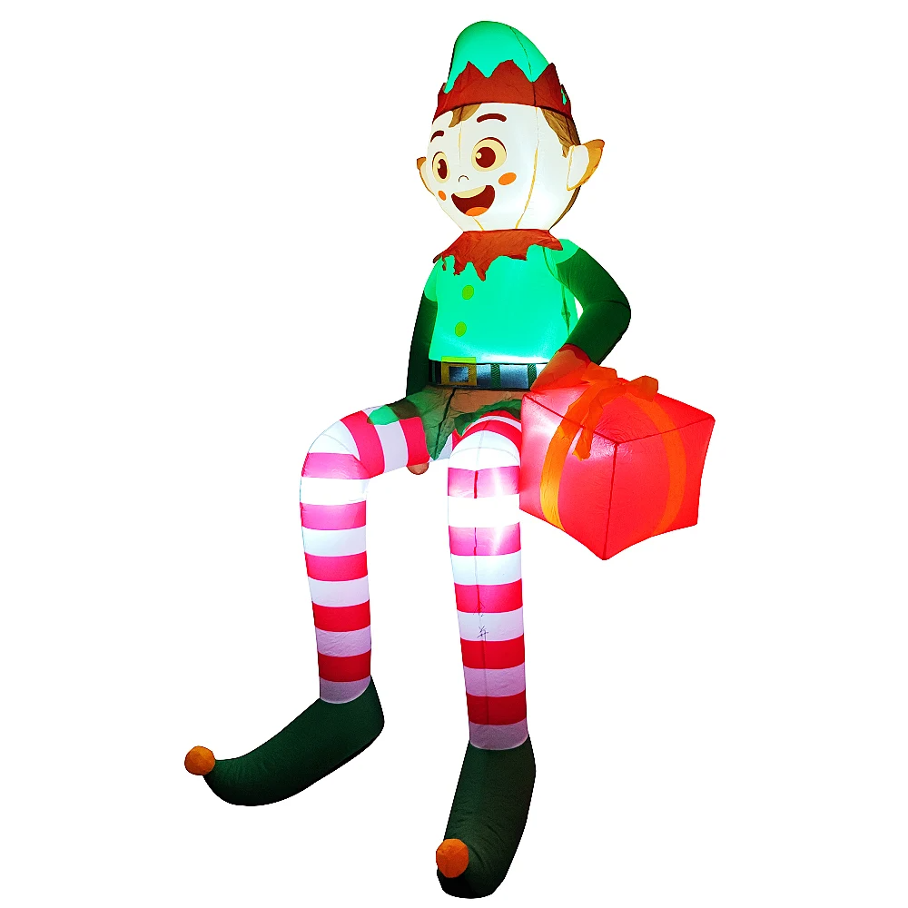 8FT Christmas Inflatable Trim  - Xmas Outdoor Lighting Decorations avis et prix