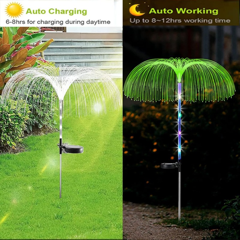 Outdoor LED Solar Lights 7 Col - Outdoor Lighting Jellyfish avis et prix