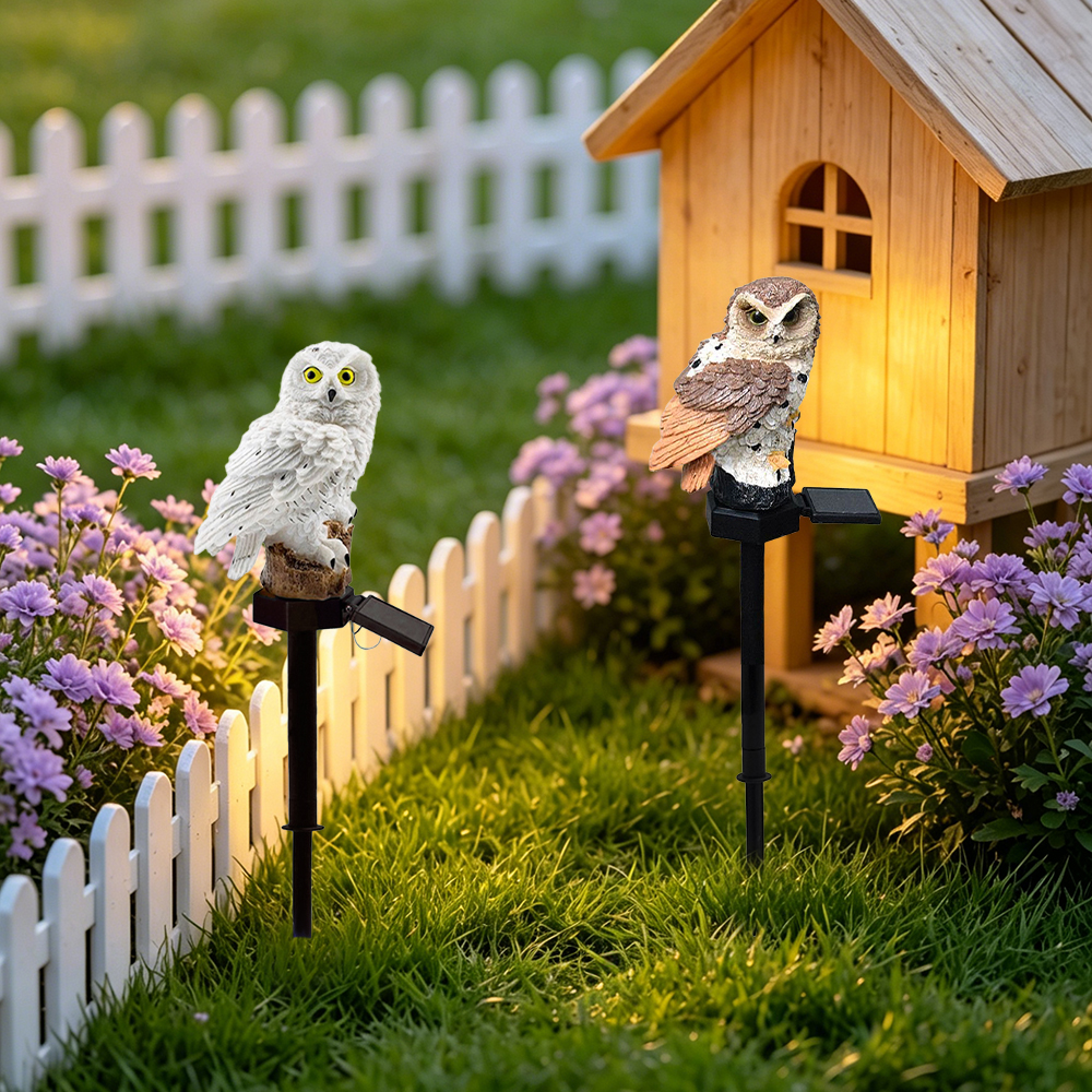 Owl Solar Light, Resin Owl Gro - Outdoor Lighting Setup avis et prix