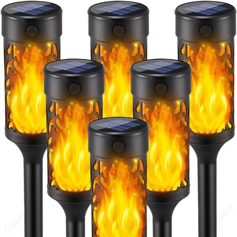 New Round Solar Flame Lamp Out - Outdoor Lighting Year Round avis et prix