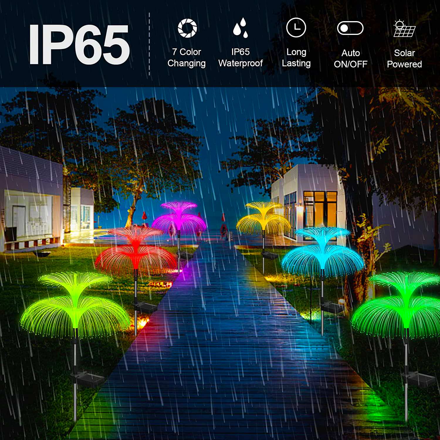 Double Solar Jellyfish Light 7 - Outdoor Lighting Jellyfish avis et prix