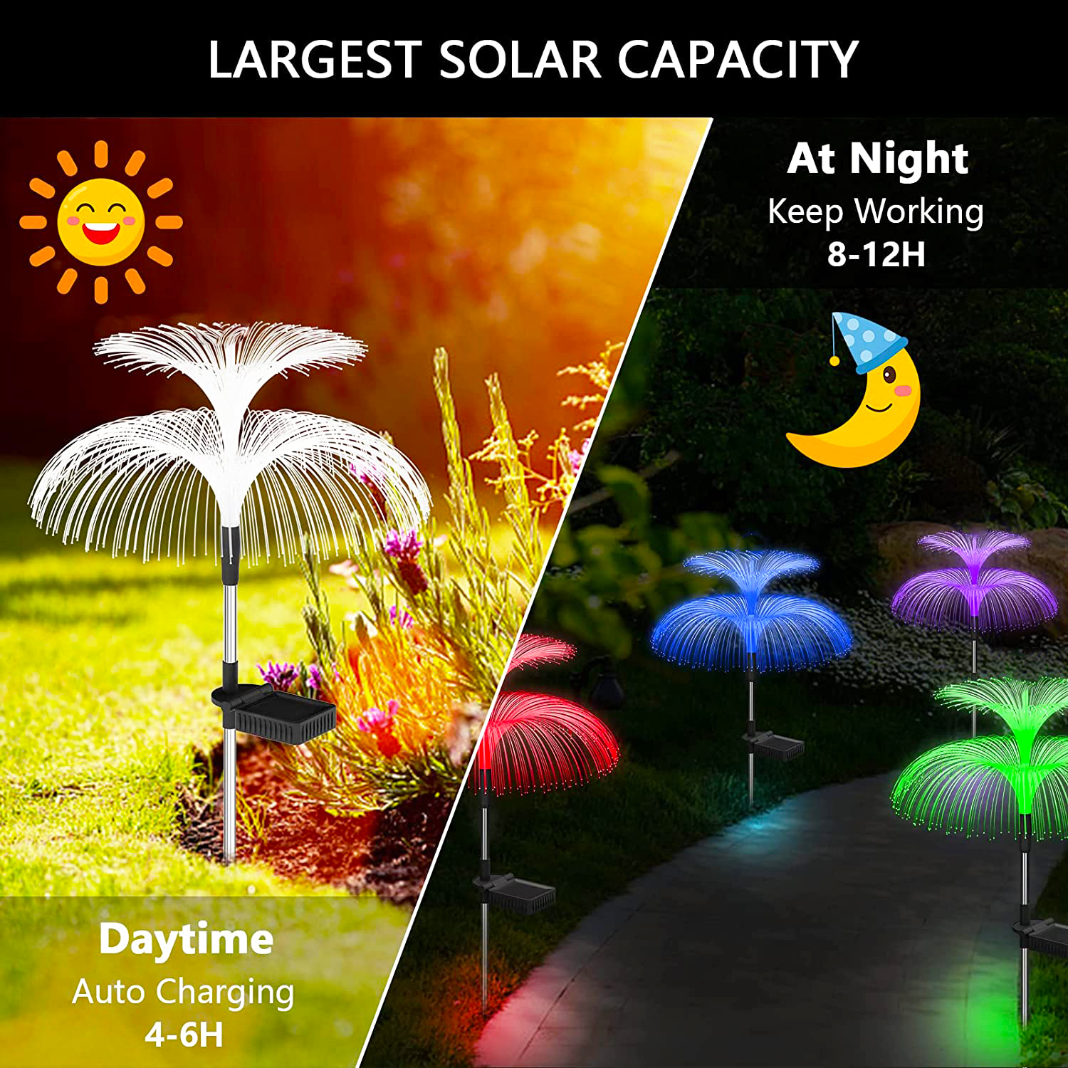 Double Solar Jellyfish Light 7 - Outdoor Lighting Jellyfish avis et prix