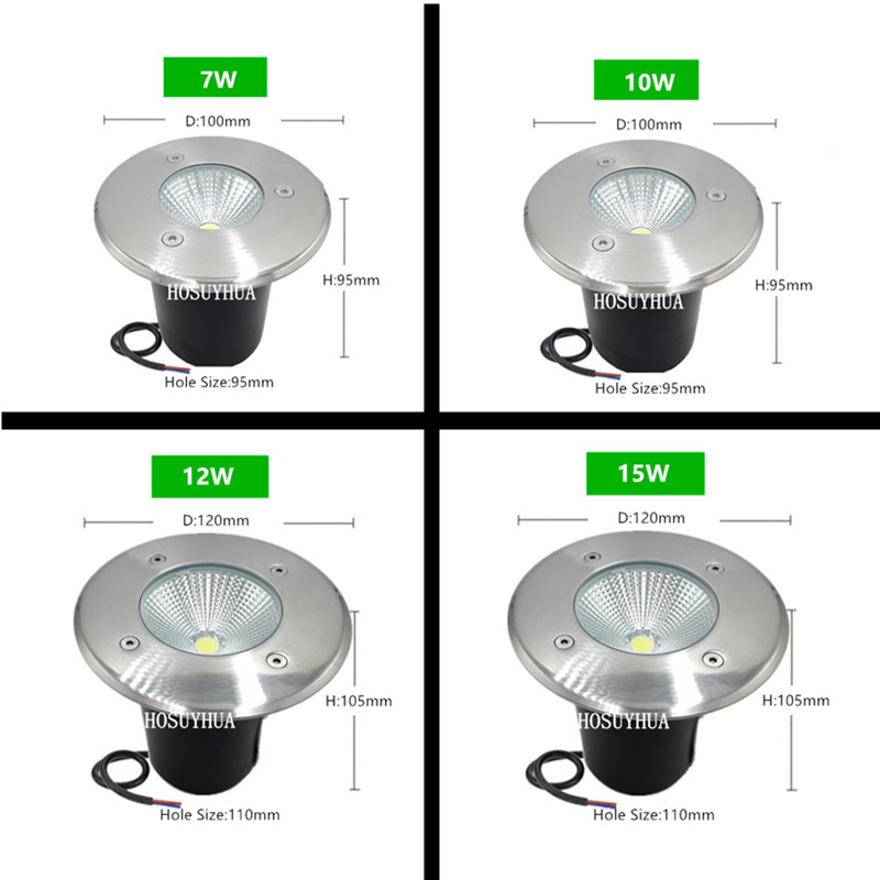 10W 15W LED buried IP67 AC85-2 - Outdoor Lighting Year Round avis et prix