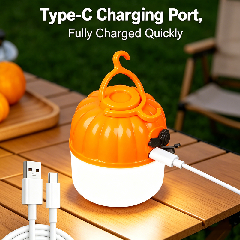 Mini Portable LED Pumpkin Bulb - Outdoor Lighting Setup avis et prix