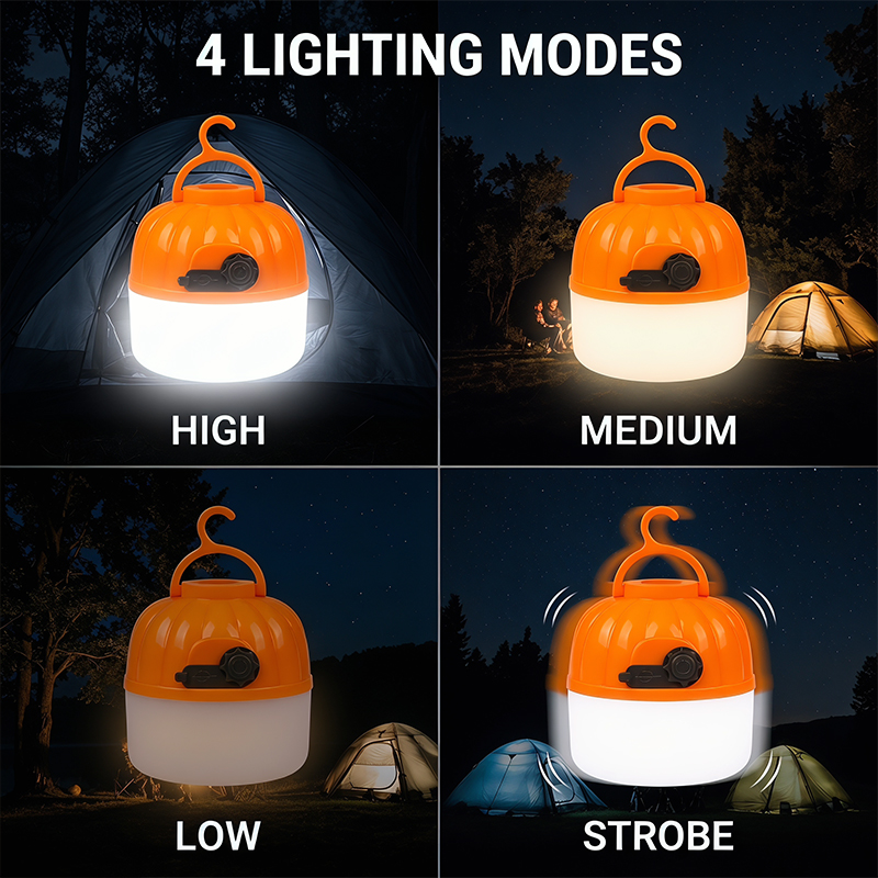Mini Portable LED Pumpkin Bulb - Outdoor Lighting Setup avis et prix