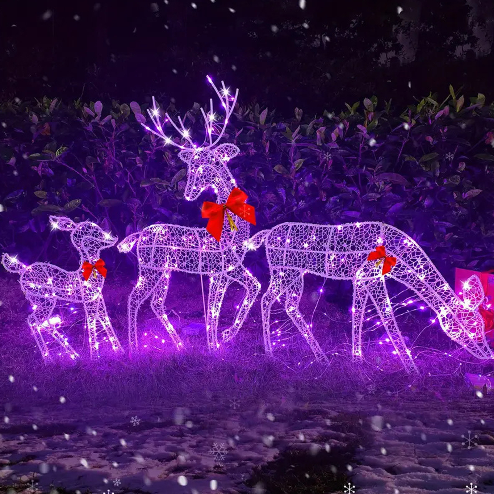 2D Lighted Reindeer Christmas  - Xmas Outdoor Lighting Decorations avis et prix