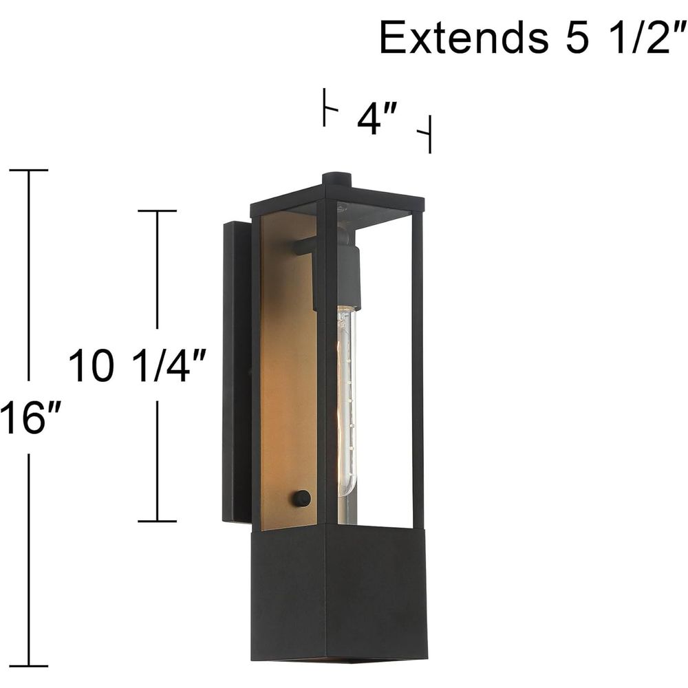 Outdoor Wall Light Set of 2, T - Outdoor Lighting Deck avis et prix