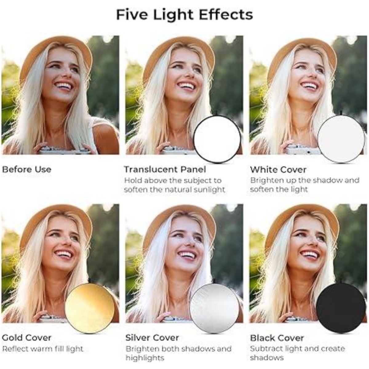 HUANYINGBJB Portable 5 in 1 Ph - Outdoor Lighting For Photography avis et prix