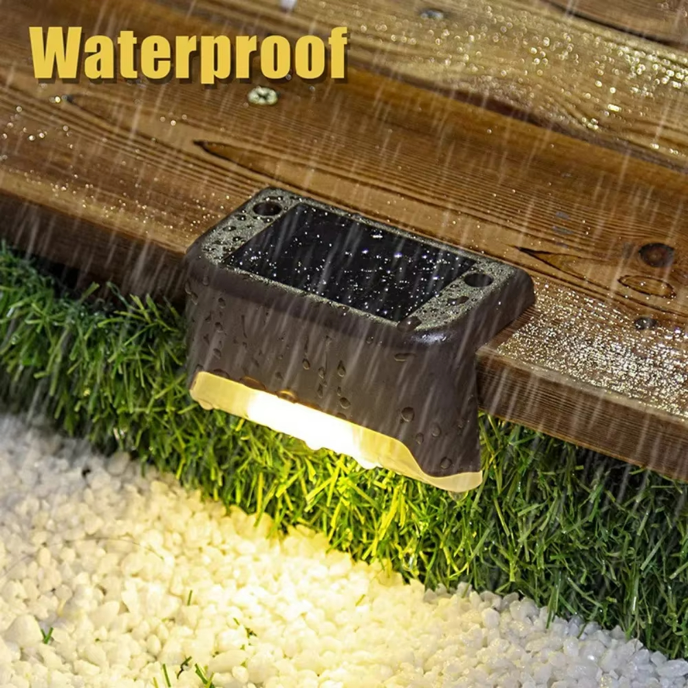 4PCS Solar Deck Light Outdoor  - Outdoor Lighting Deck avis et prix