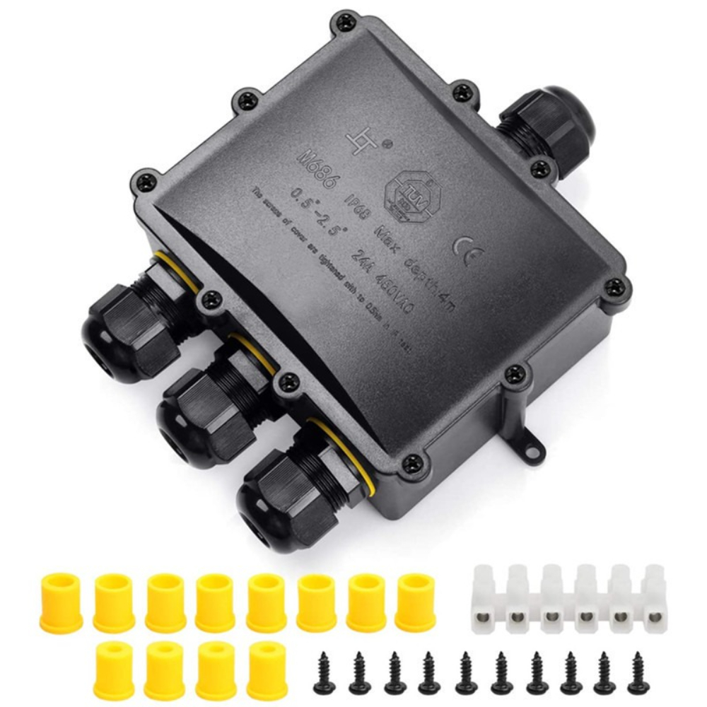 4Way 1In3Out IP68 Waterproof 4 - Outdoor Lighting Underground Wiring avis et prix