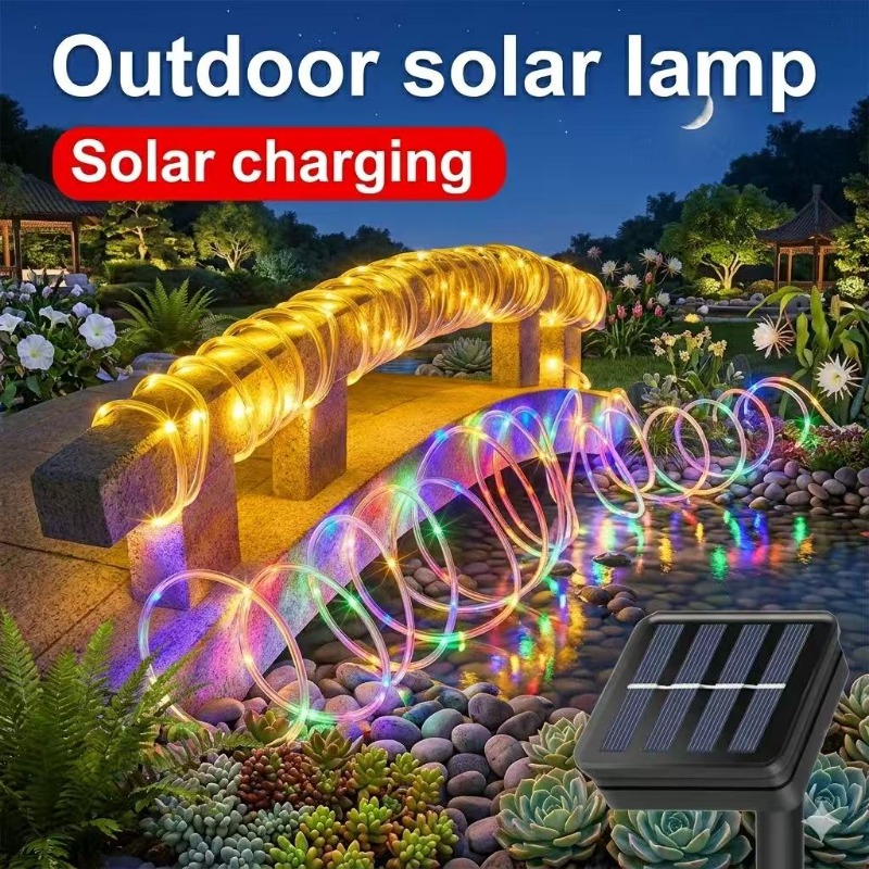 Solar Xmas Rope Light Outdoor  - Xmas Outdoor Lighting Decorations avis et prix