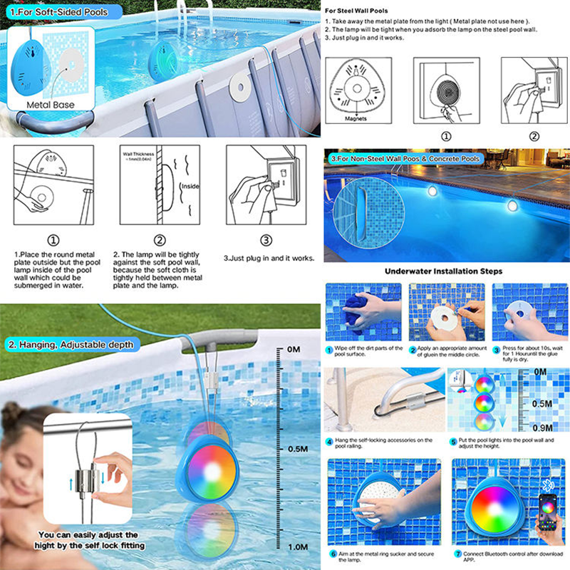 20W Led Swimming Pool Light Ip - Pond Light Submersible avis et prix