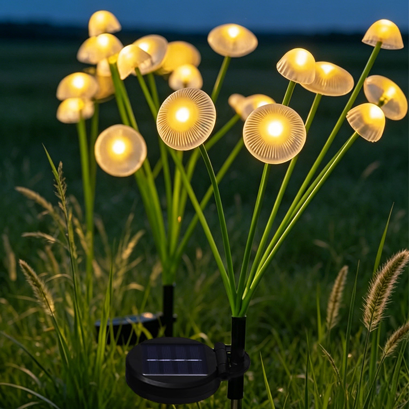 8packs LEDs Outdoor Solar Lamp - Outdoor Lighting Jellyfish avis et prix