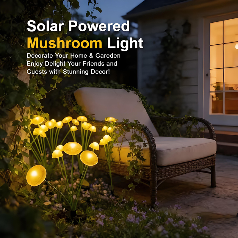 8packs LEDs Outdoor Solar Lamp - Outdoor Lighting Jellyfish avis et prix