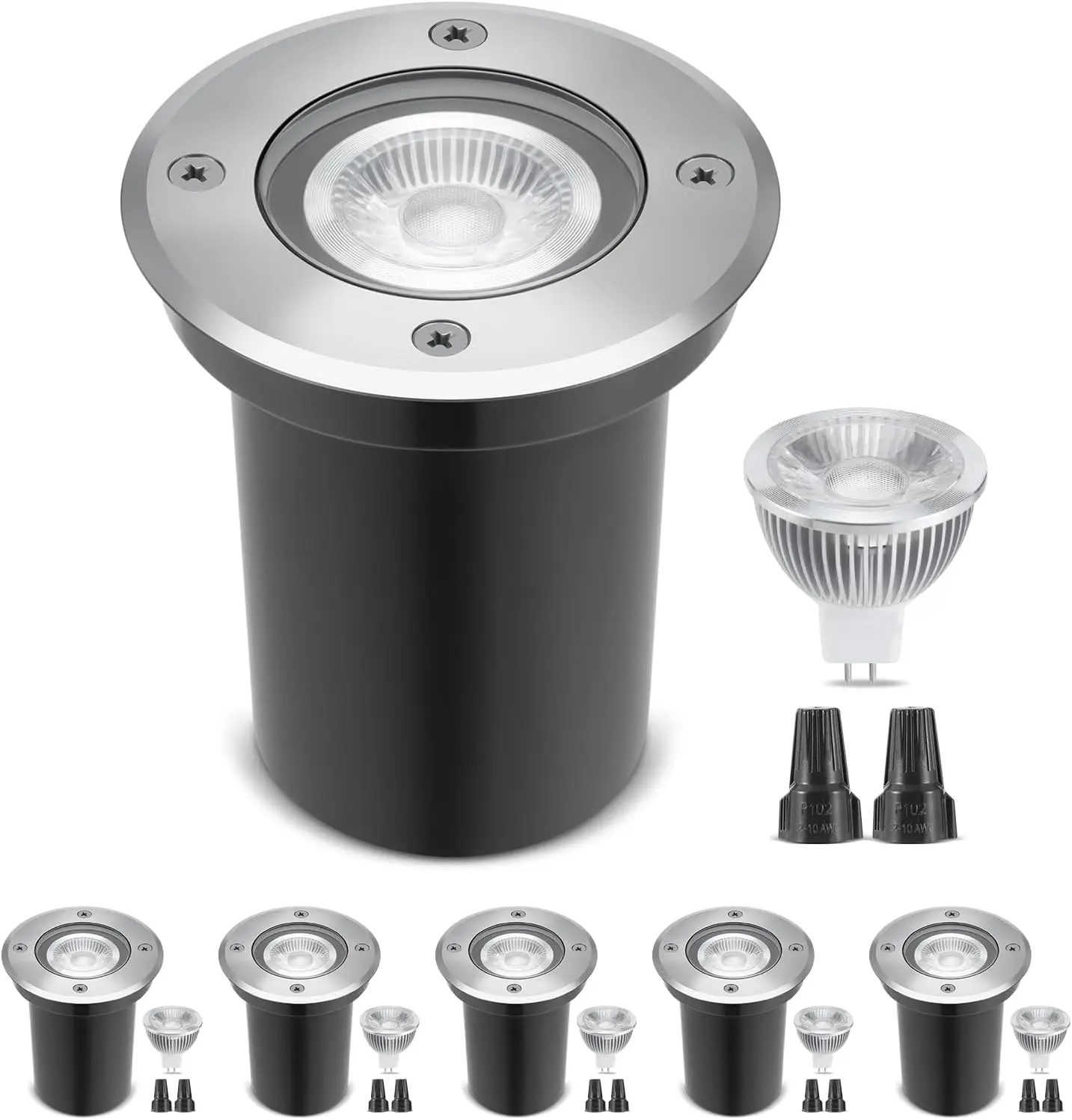 6 Pack 12V Low Voltage Landsca - Outdoor Lighting Underground Wiring avis et prix