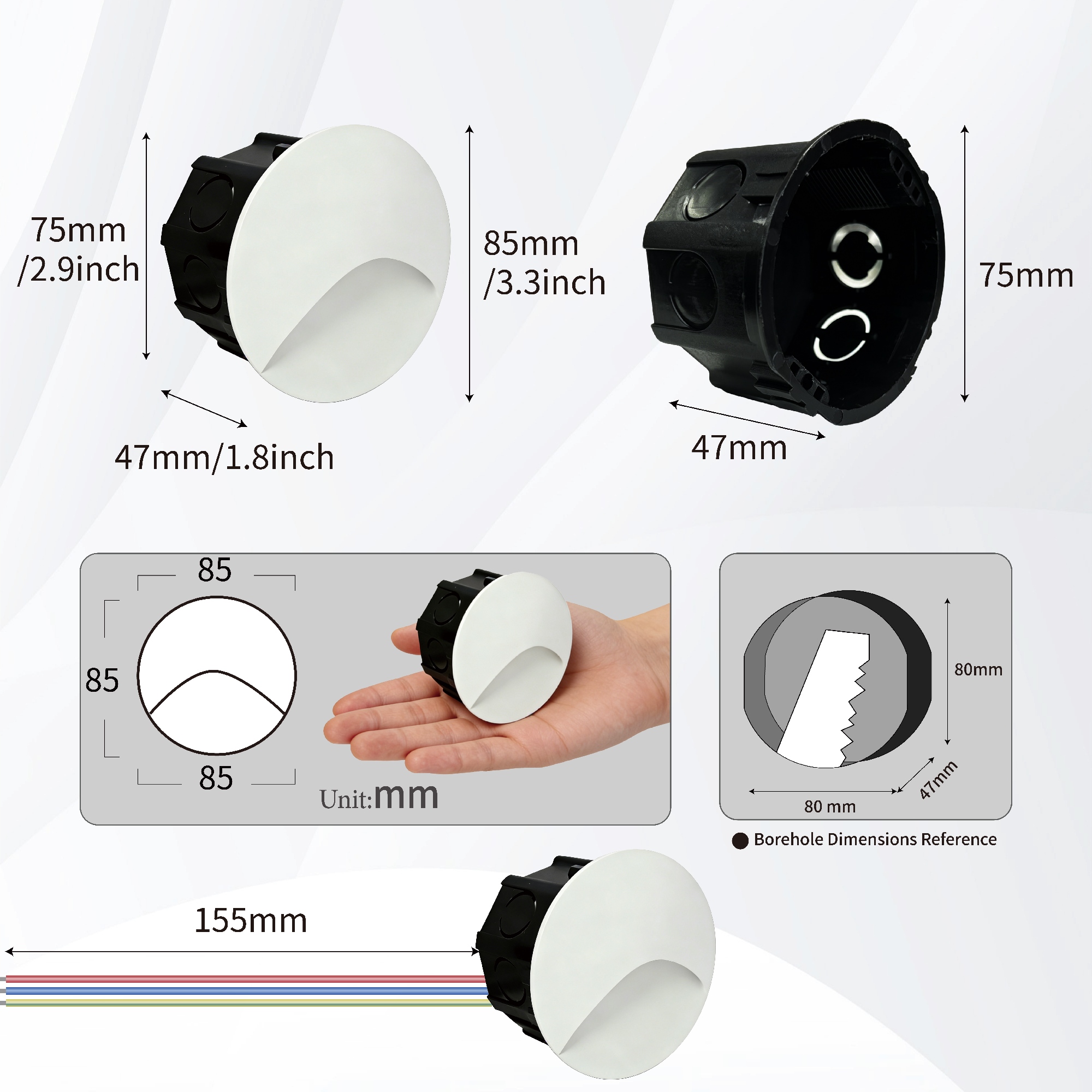 Led Stair Light Step Lights 3W - Outdoor Lighting Year Round avis et prix