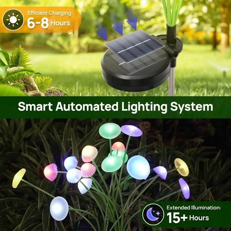6LEDS Solar Mushroom Ambient L - Outdoor Lighting Jellyfish avis et prix