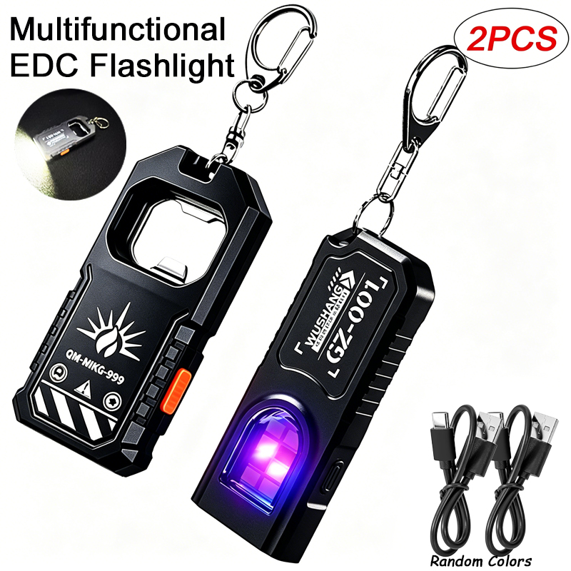 2Pcs Portable LED COB Keychain - Outdoor Lighting Setup avis et prix