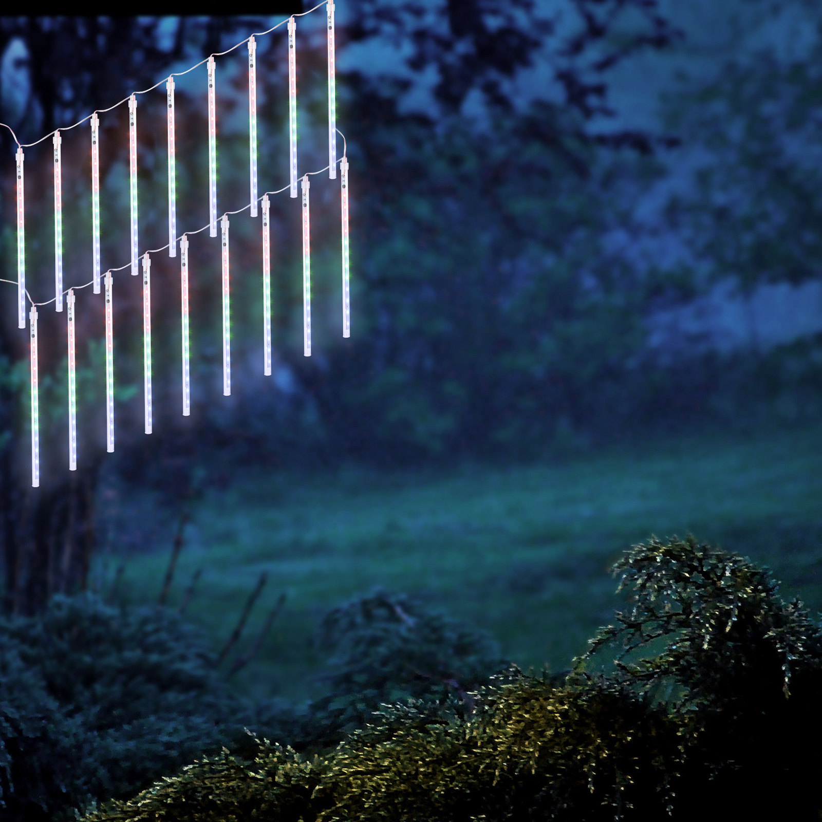 LED Meteor Shower Lights Yard  - Xmas Outdoor Lighting Decorations avis et prix