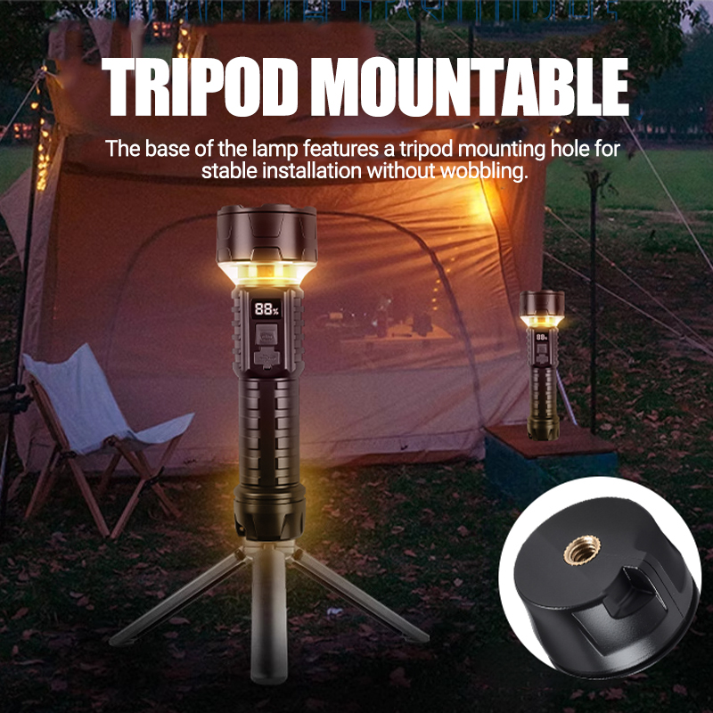 COB LED Flashlight Rechargeabl - Outdoor Lighting Lowes avis et prix