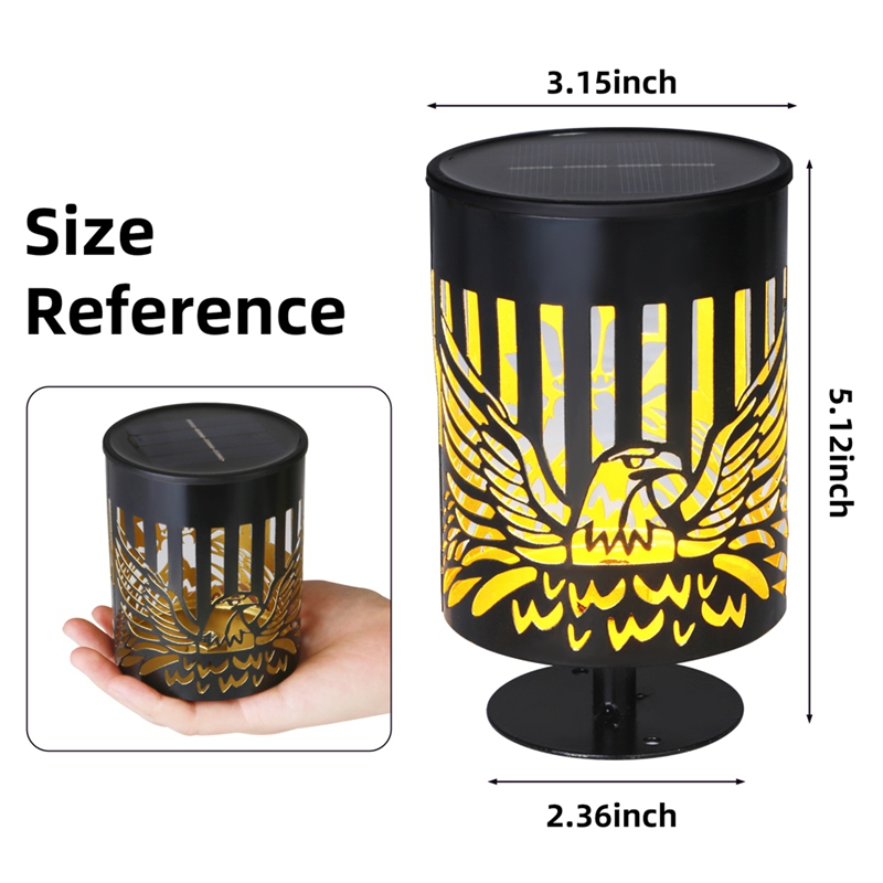 2 Pack Solar Fence Lights Meta - Outdoor Lighting Deck avis et prix
