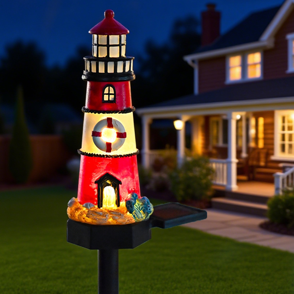 Solar Lighthouse Lights Waterp - Xmas Outdoor Lighting Decorations avis et prix