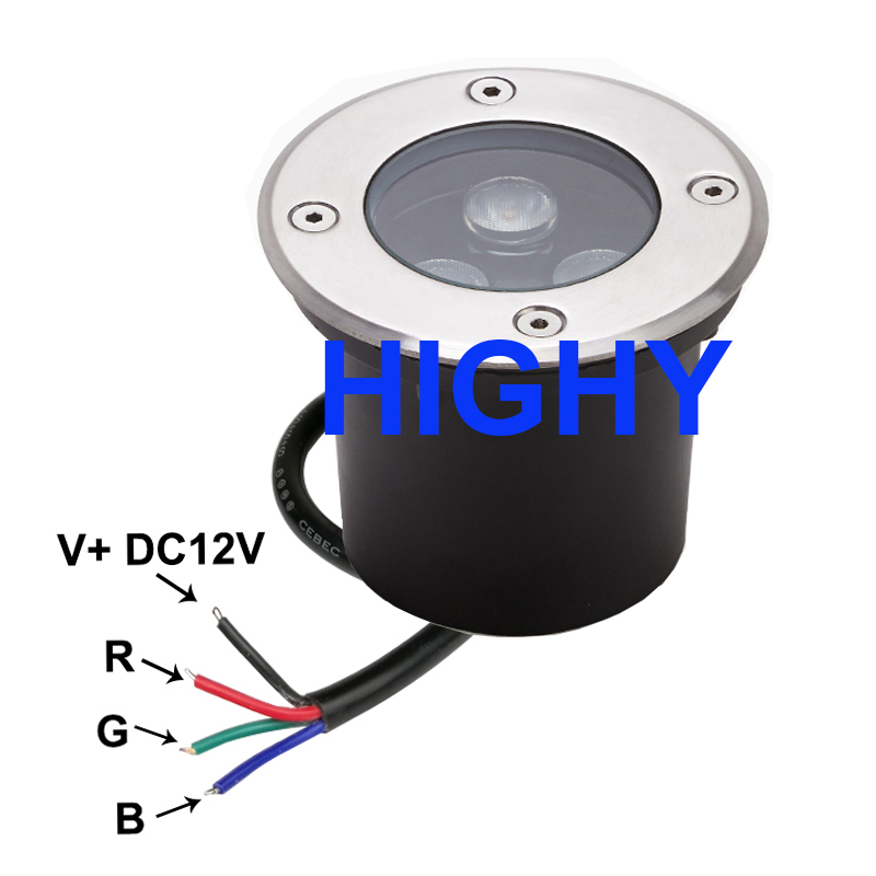 4-wire RGB LED Underground Lig - Outdoor Lighting Underground Wiring avis et prix