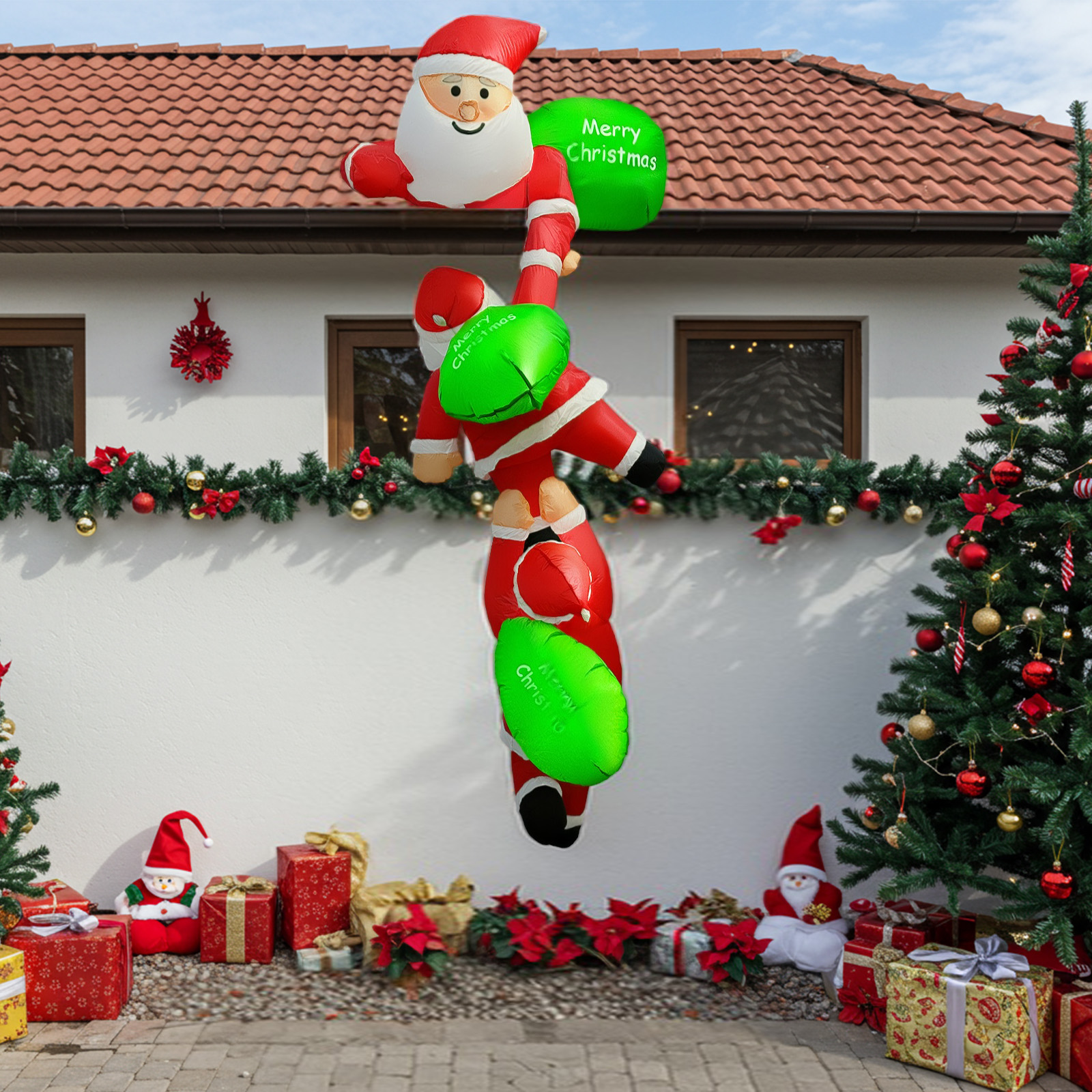 8FT Christmas Inflatable Outdo - Xmas Outdoor Lighting Decorations avis et prix
