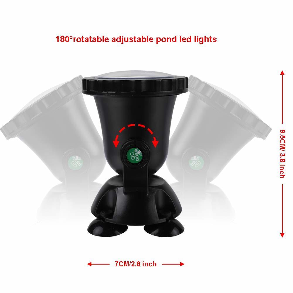 12V Submersible Pond Light Mul - Pond Light Submersible avis et prix