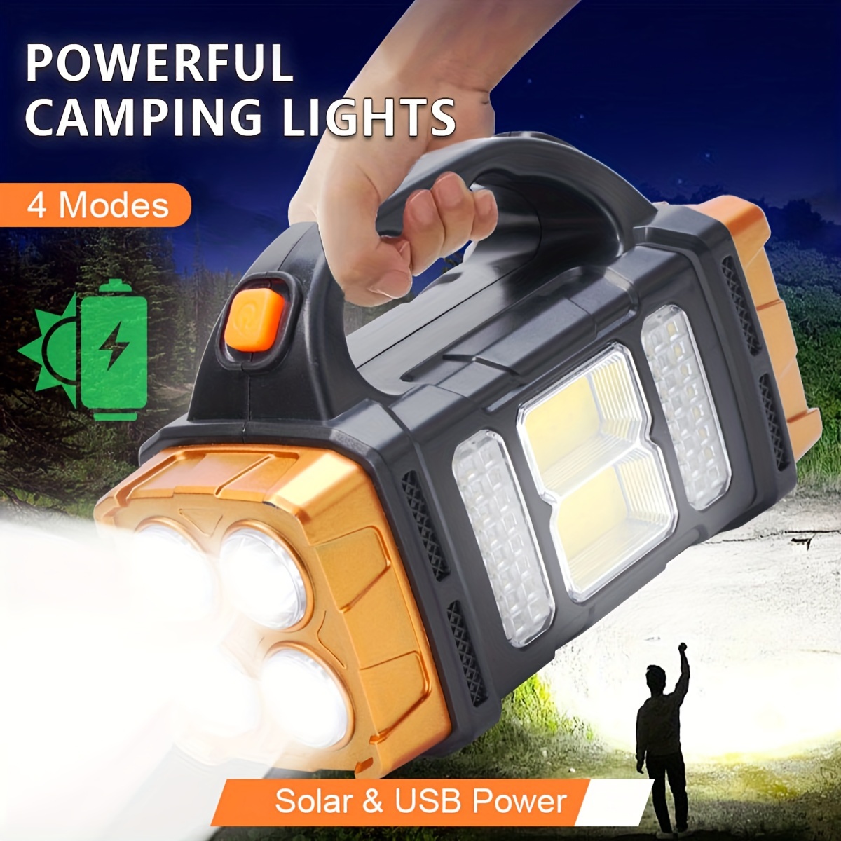 New Upgrade Rechargeable High  - Outdoor Lighting Setup avis et prix