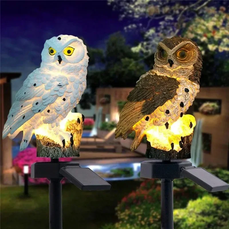 Solar Owl Statue Garden Light  - Outdoor Lighting Setup avis et prix