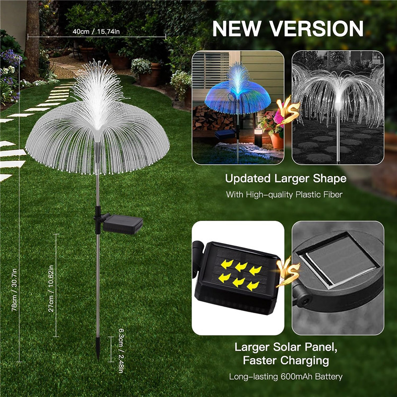 Solar LED Jellyfish Lights Out - Outdoor Lighting Jellyfish avis et prix