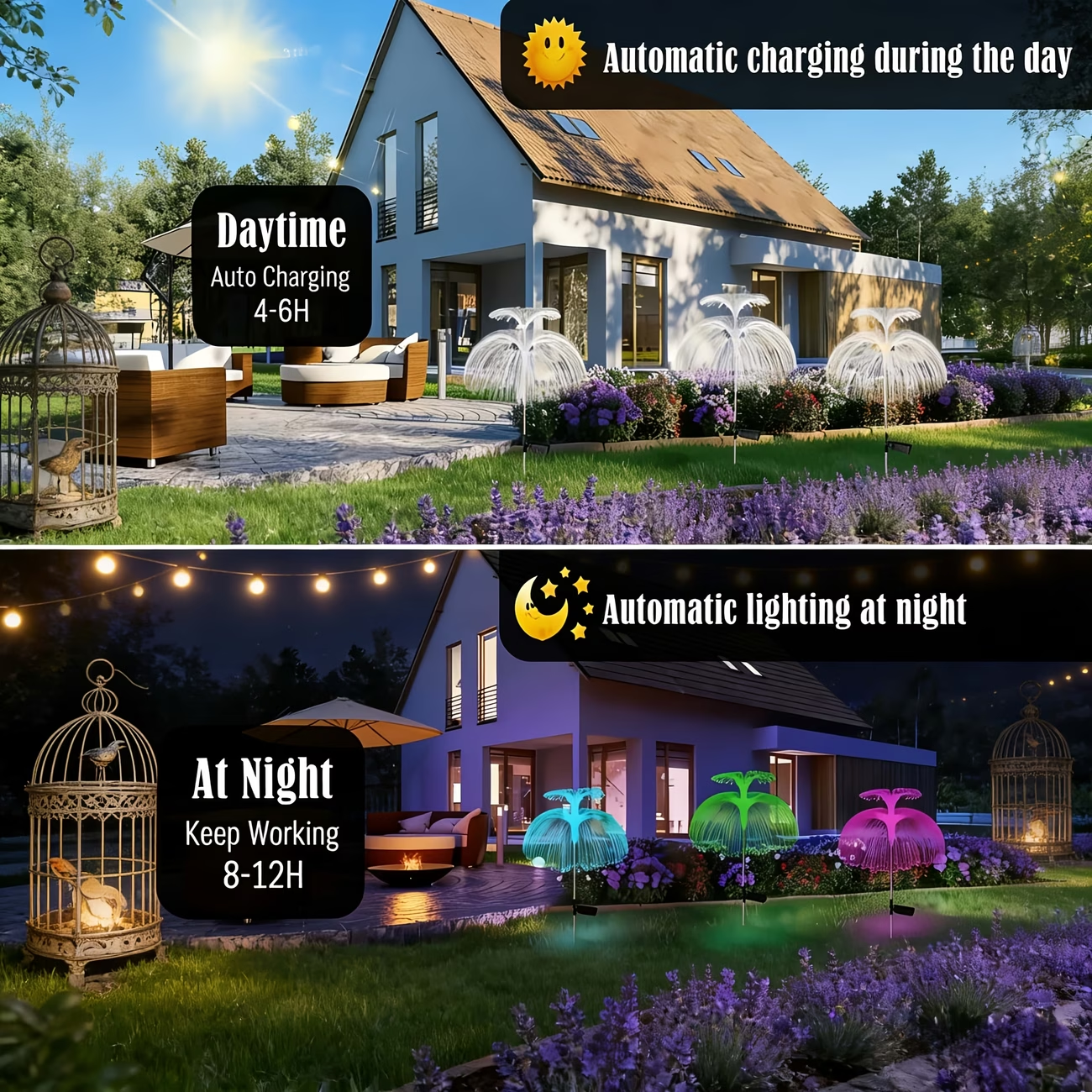 1PC 7 Color Changing Outdoor L - Outdoor Lighting Jellyfish avis et prix