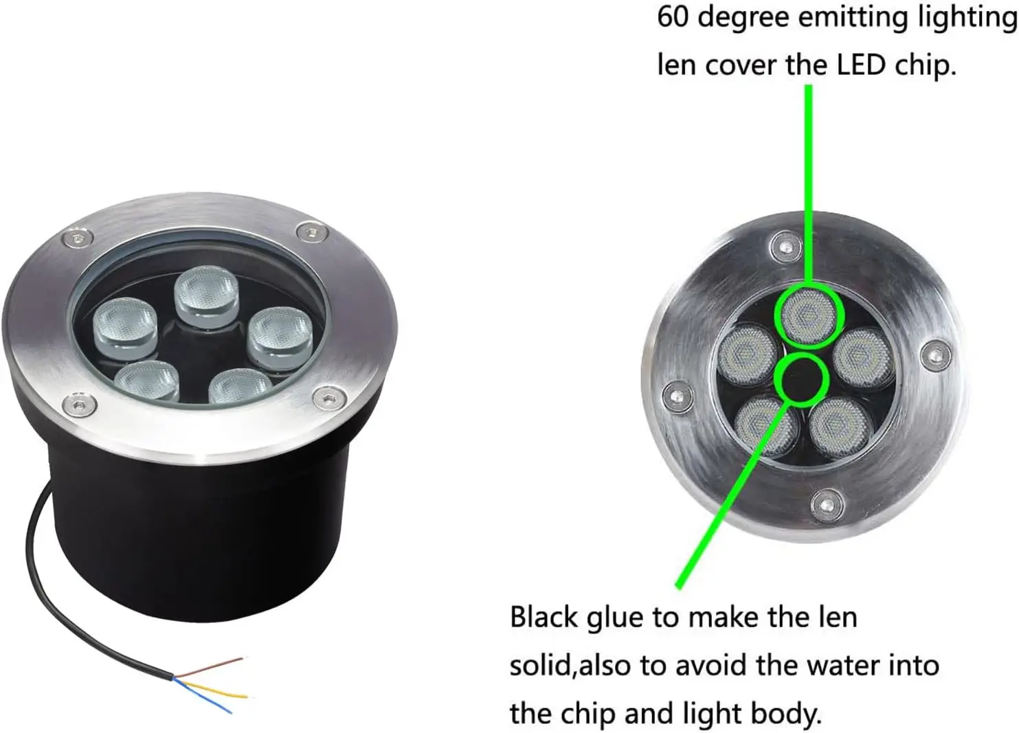 Outdoor Recessed Pathway Light - Outdoor Lighting Underground Wiring avis et prix