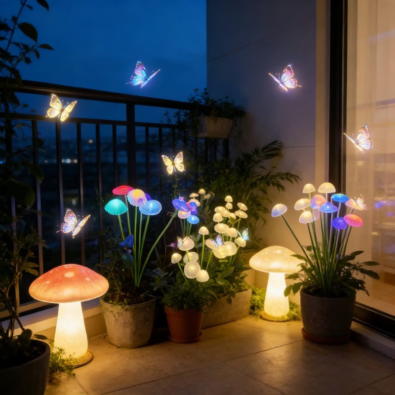 Solar Jellyfish Mushroom Light - Outdoor Lighting Jellyfish avis et prix