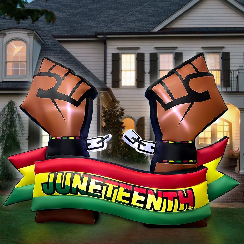 6.5FT Long Juneteenth Iatables - Outdoor Lighting Effects avis et prix