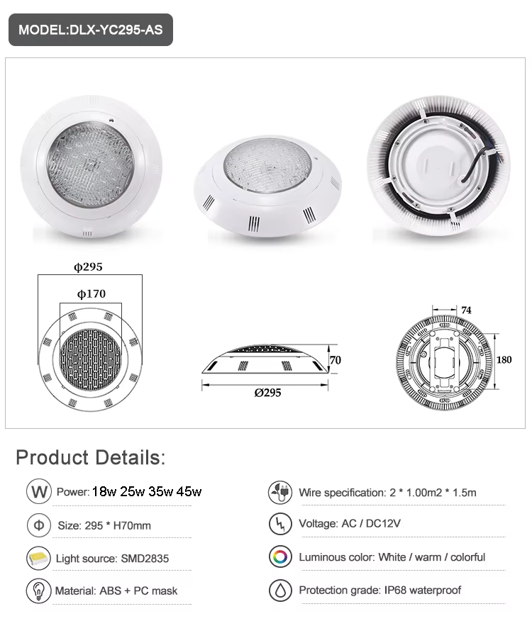 LED Swimming Pool Lights RGB A - Pond Light Submersible avis et prix