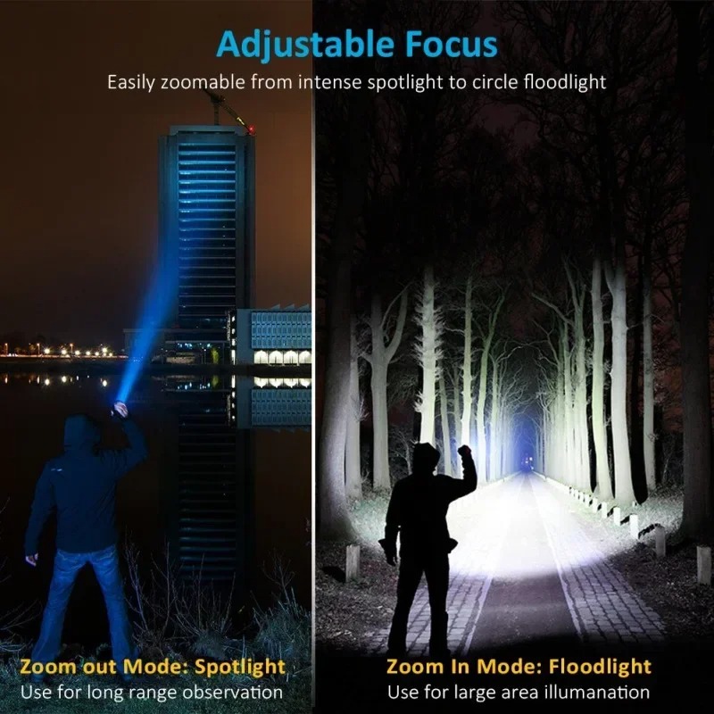 T6 LED Rechargeable Flashlight - Outdoor Lighting Lowes avis et prix